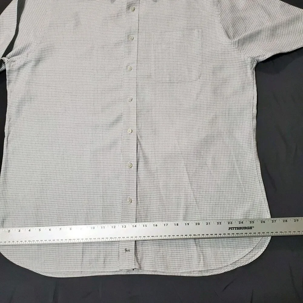 John W. Nordstrom Mens Dress Shirt, Long Sleeve. 100% Egyptian Cotton Size 16...